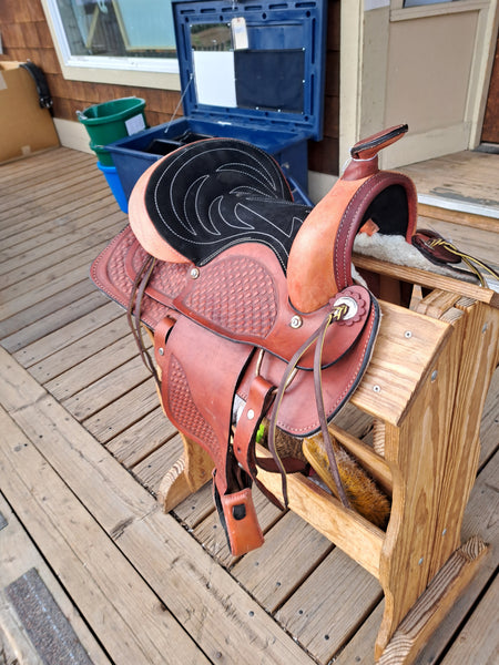 On Trial  12" youth western saddle