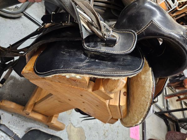 14" Ortho-Flex Baron Western Saddle