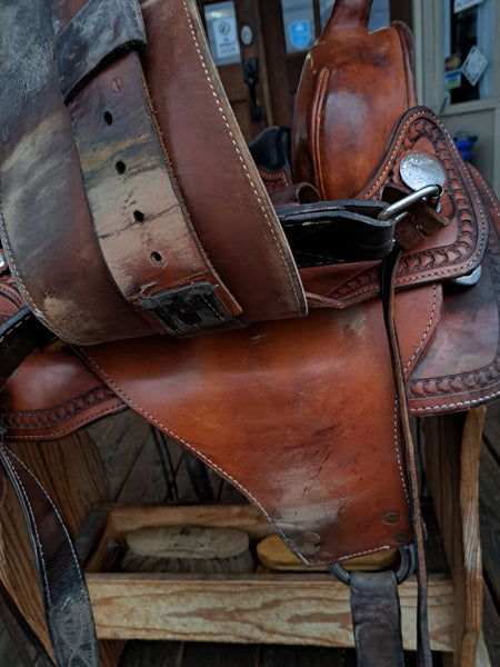 16" Ortho-flex Range Roper Ranch Saddle