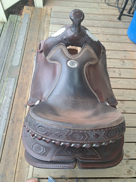16" Rocking R Western Pleasure Saddle