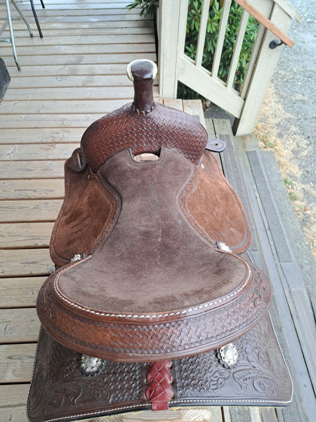 16" Silver Royal Jackpot All Around Roping Saddle