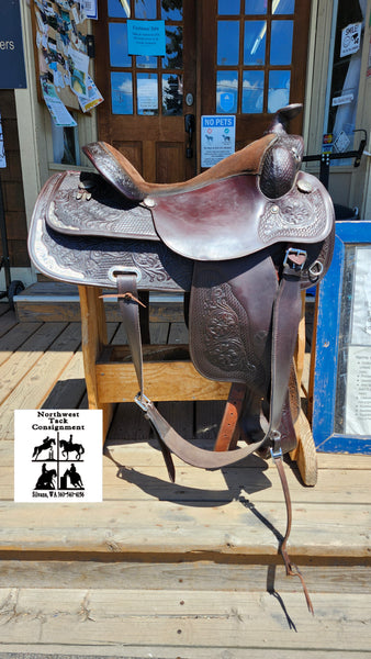 16" Circle Y Richard Shrake Resistance Free Western Equitaiton Show Saddle