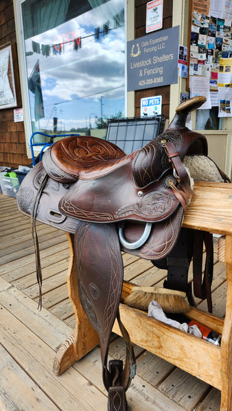 15" Hereford Tex Tan Western Saddle