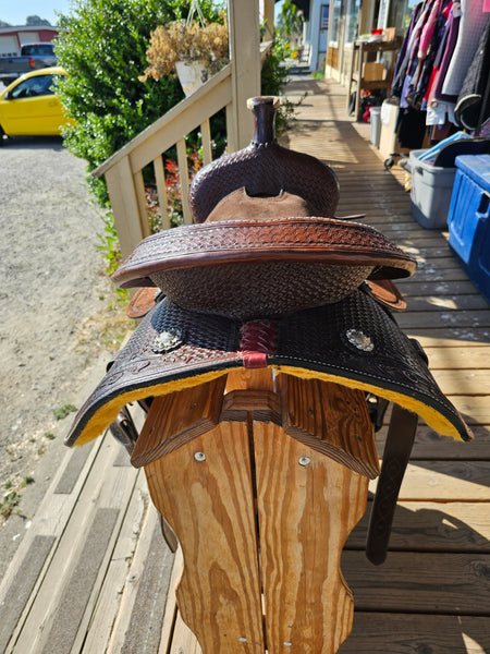 16" Silver Royal Jackpot All Around Roping Saddle