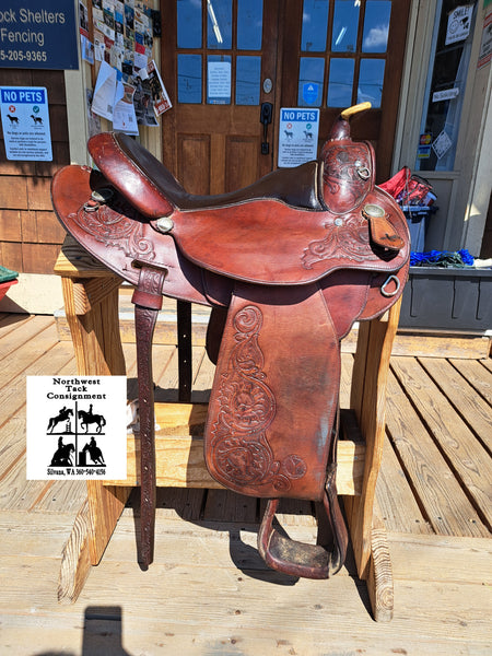 15" Circle Y Arabian Western Equitation Saddle