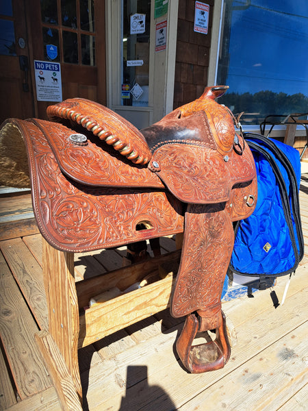 16" Champion Turf Vintage Western Equitation Show Saddle