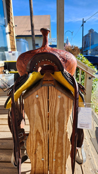 15" Cloverleaf Saddle Co. Barrel Saddle