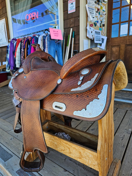 16" Crates Western Equitation Show Saddle Package