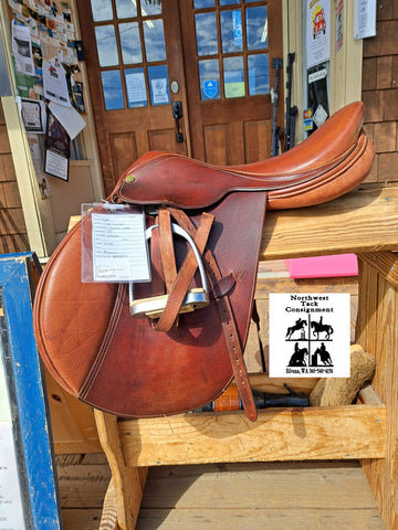 17" HDR Close Contact Jump Saddle