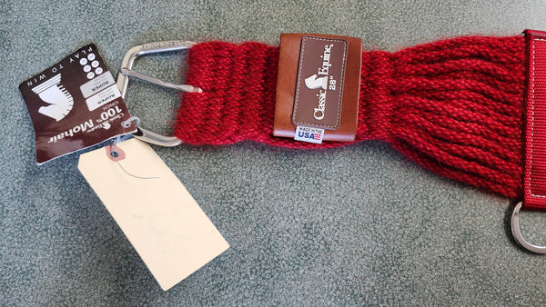 28" Classic Equine Mohair Cinch