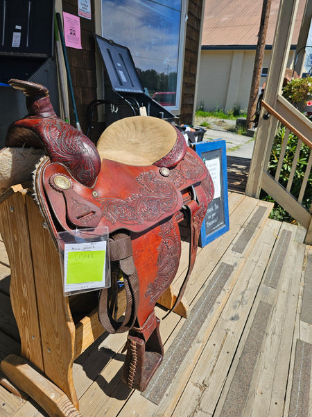 15.5" American Saddlesmith Action Co Western Pleasure Saddle