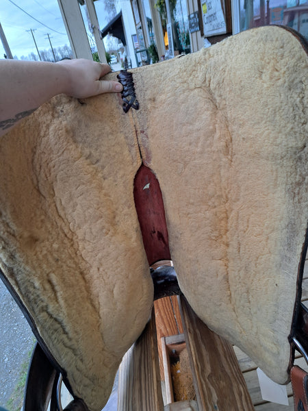 ON TRIAL 16"  Vintage Billy Royal Western Equitation Show Saddle