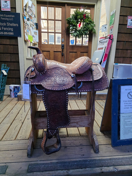 15" Hereford Tex Tan Western Equitation Show Saddle