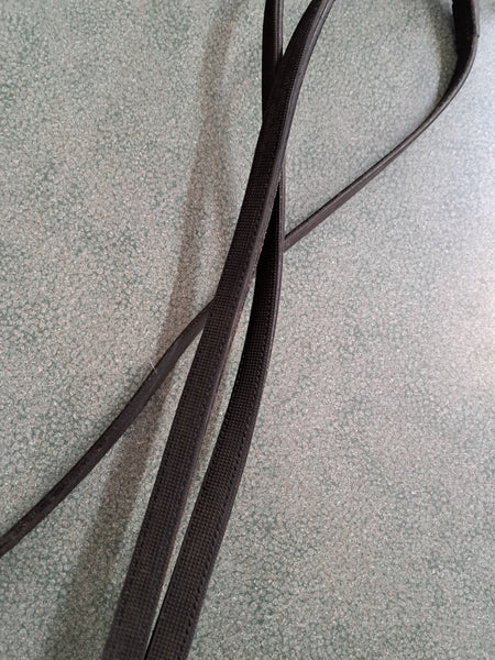 Tory Leather Rubber Grip Reins