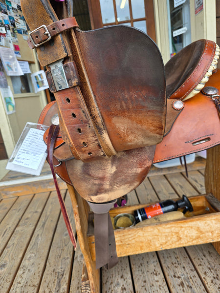16" Ruff's Saddle Shop Barrel Saddle