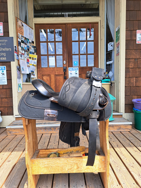 15" Circle Y Park and Trail Western Cordura Saddle