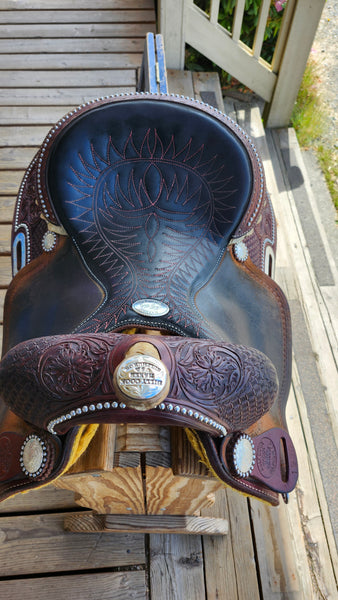 ON TRIAL 14.5" Billy Cook Barrel Saddle 1930