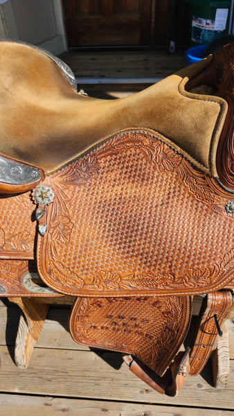 17" Mary's Custom Tack Western Equitation Show Saddle