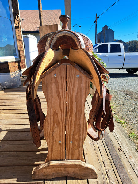 17" Silver Mesa Western Equitation Show Saddle