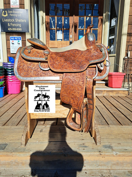 17" Silver Mesa Western Equitation Show Saddle