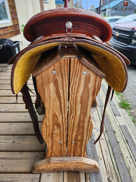 16" Bronco Billys Custom Reining Saddle