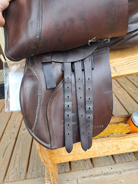 15.5" Jeffries All Purpose English Saddle