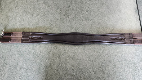 42" Shires Padded Leather Girth