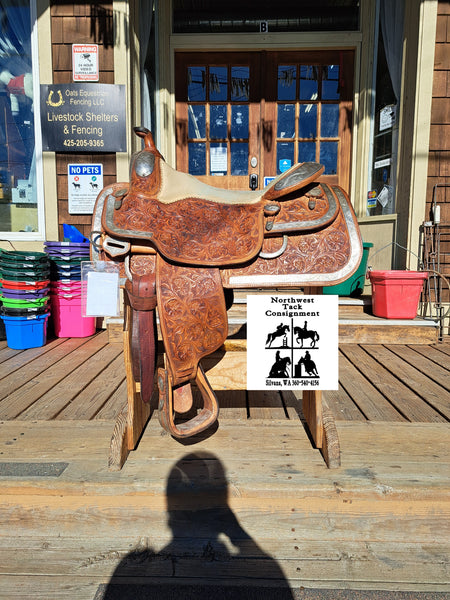 17" Silver Mesa Western Equitation Show Saddle