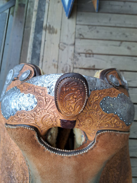16.5" Blue Ribbon Western Equitation Show Saddle