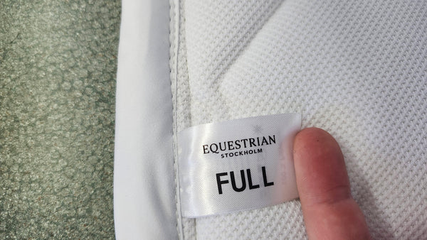Equestrian Stockholm Dressage pad with Gold Charm