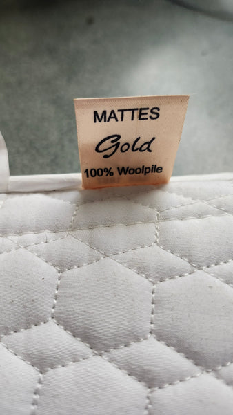 Mattes Fleece Lined Dressage Pad
