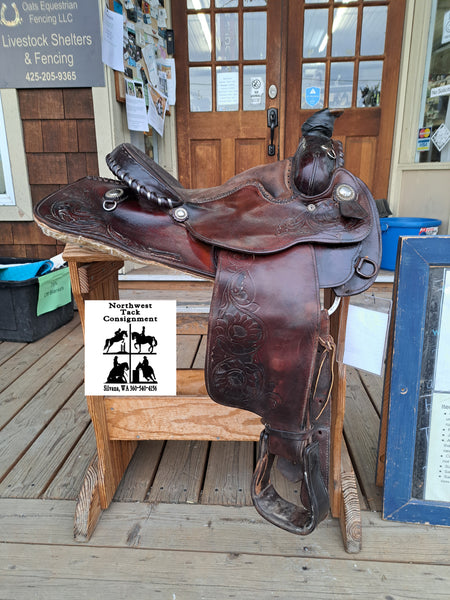15" Western Equitation Show Saddle