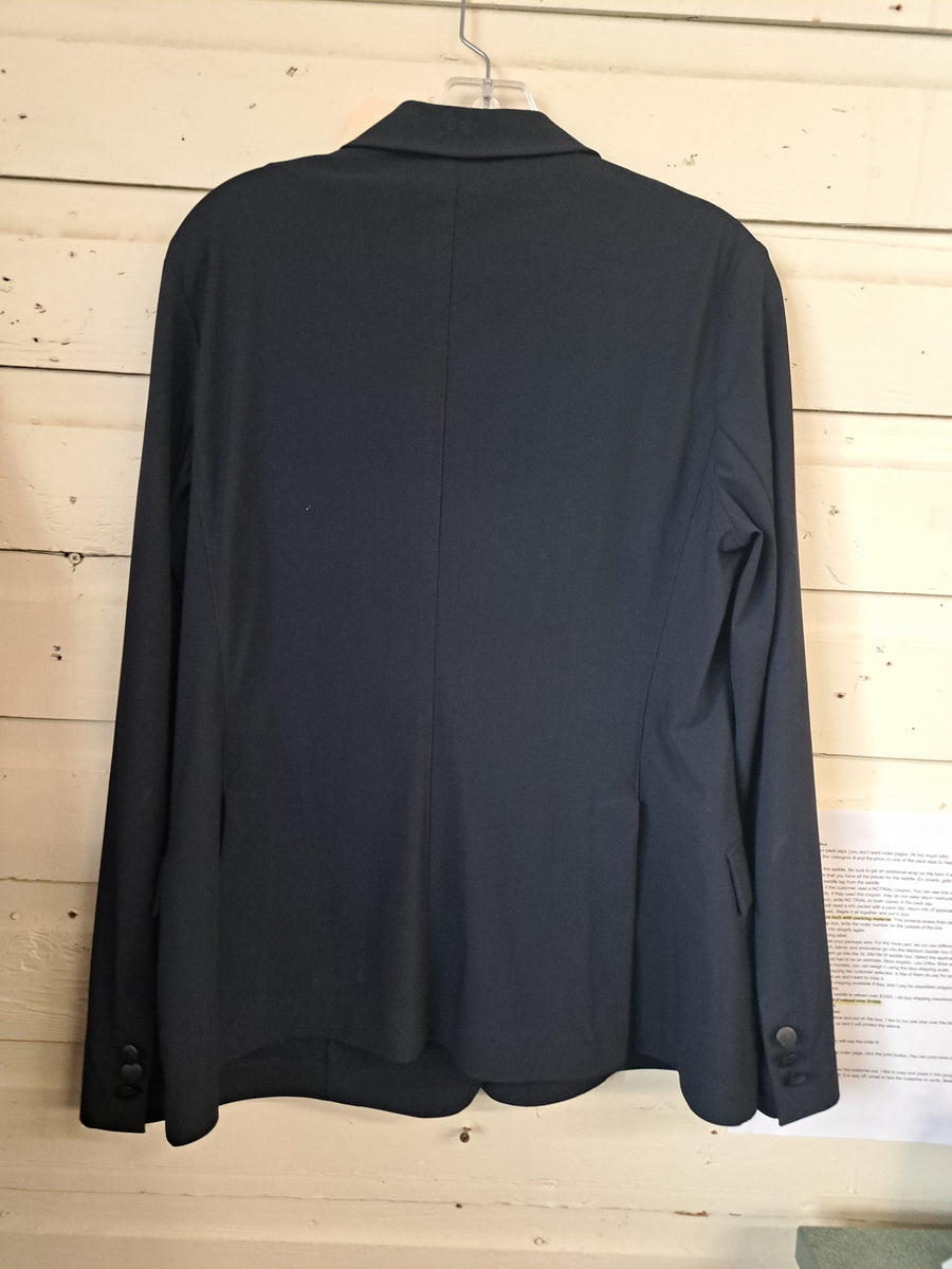 Manteau Wellington Pour Dames - Taille 14R, Couleur Navy, Lavable, Occasion Avec Boutons Supplémentaires