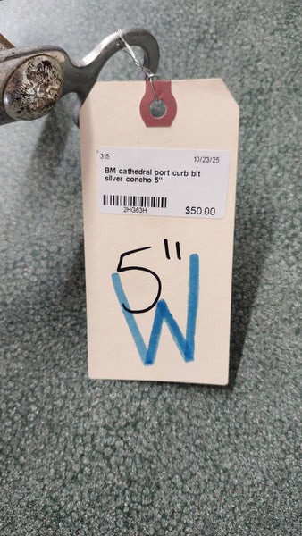 5" BM Cathedral Ported Curb Bit