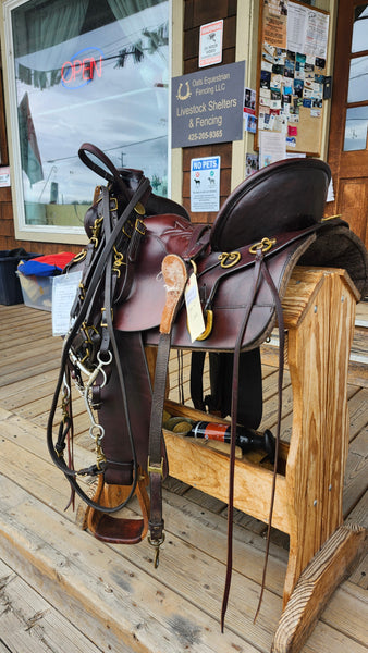 17.5" Tucker High Plains Western Trail Saddle