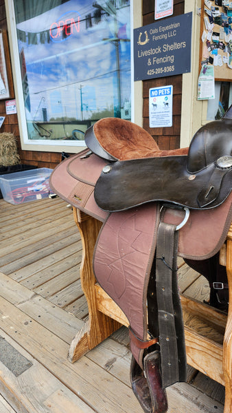16" Synthetic Western Saddle