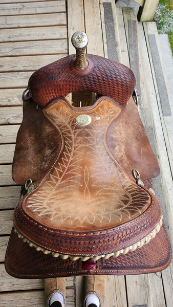 15.5" Billy Cook BW Barrel Saddle