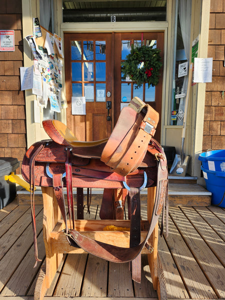 16.5" Western Ranch Roper Saddle