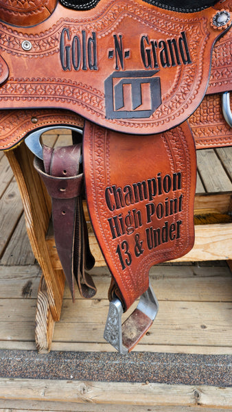 15.5" Caliente Saddle Shop All Around Western Saddle