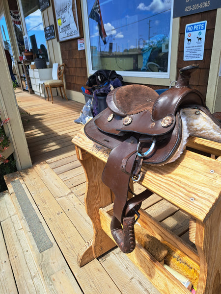 8" Tough 1 King Series Western Saddle