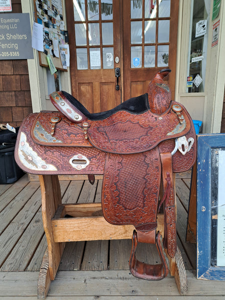 15" Big Horn Equitation Saddle Set