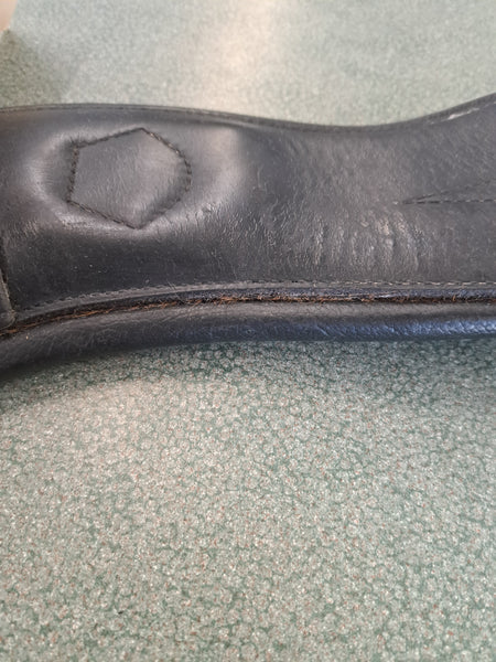 27" Prestige Contoured Leather dressage girth