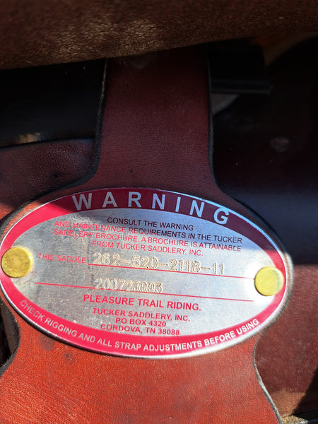 ON TRIAL 15.5" Tucker Gen II High Plains Western Saddle