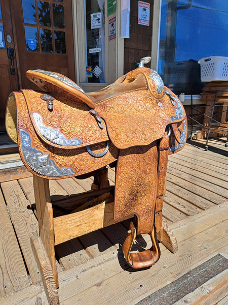 16" (Finished to 15") Blue Ribbon Western Equitation Show Saddle