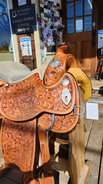 16" Rocking R Western Equitation Show Saddle