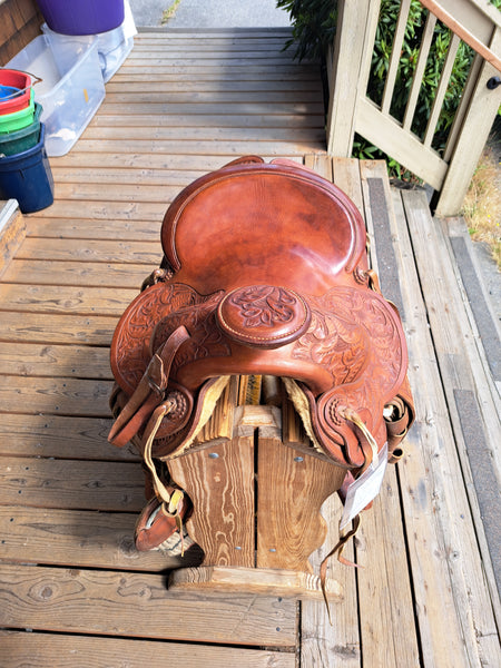 14" George Lawrence Vintage Ranch Saddle