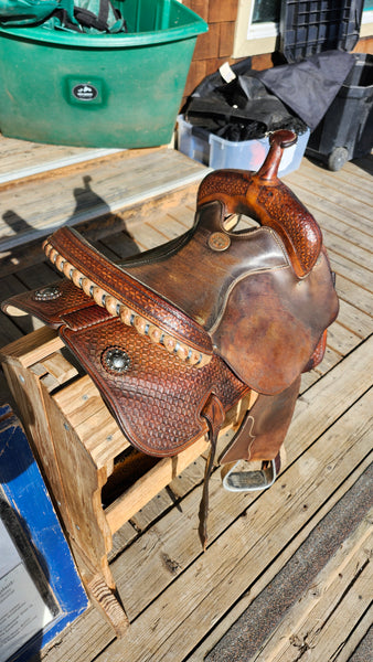14" Three Forks Merrill Barrel Saddle