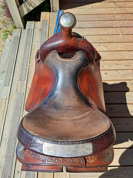 15.5" Crates Western Equitation Show Saddle