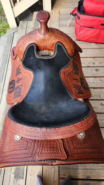 15.5" Caliente Saddle Shop All Around Western Saddle