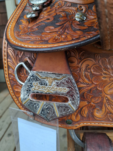 15" Billy Cook Longhorn Western Equitation Show Saddle